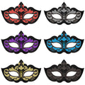 Half Face Mask Glittering Masquerade PartyMasks Role Play Nightclub Half Face Eye Maskween Party for Fancy Dress Christmas Party Oasis Select 6pc