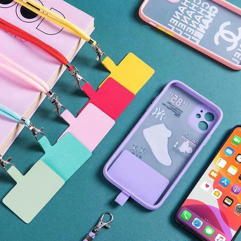 1/4pcs Crossbody Lanyard Necklace Strap Universal Mobile Phone Lanyard Long Adjustment Phone With Clip Safety Anti-Lost Lanyard Oasis Select