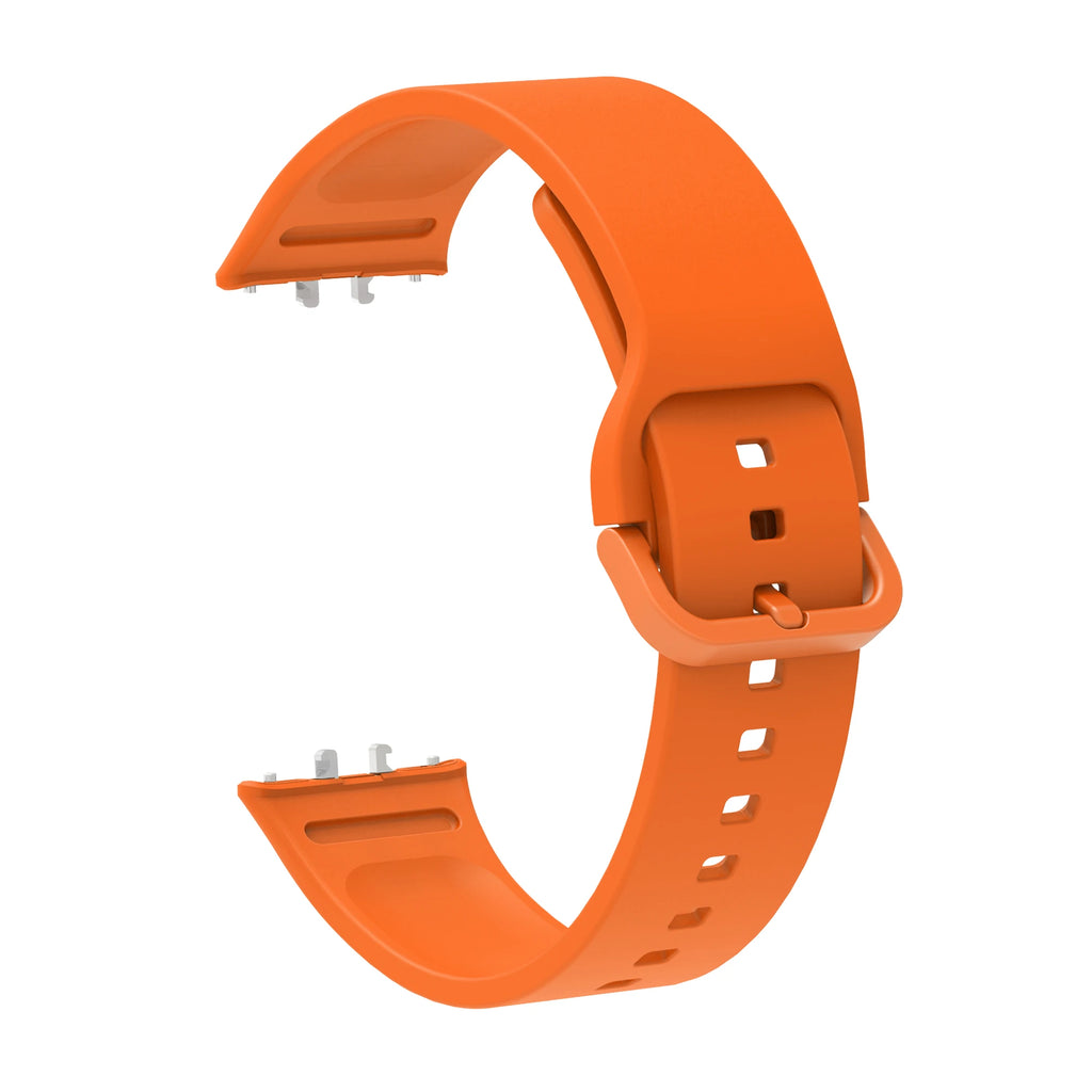 Silicone Strap & Case for Samsung Galaxy Fit 3 SM-R390 Smartwatch Band & Case Oasis Select Orange Strap