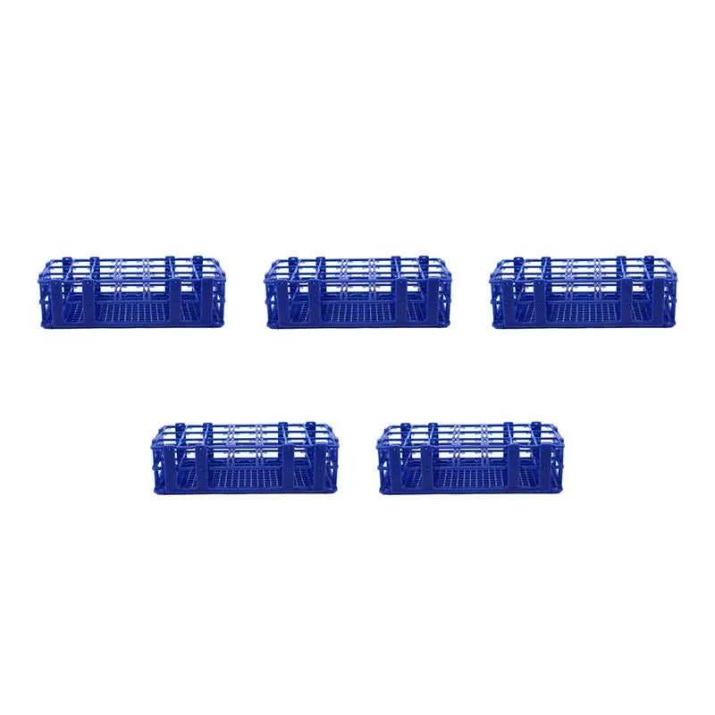 LIKE WISH 5X Blue Plastic 21 Holes Box Rack Holder For 50ML Centrifuge Tubes Oasis Select