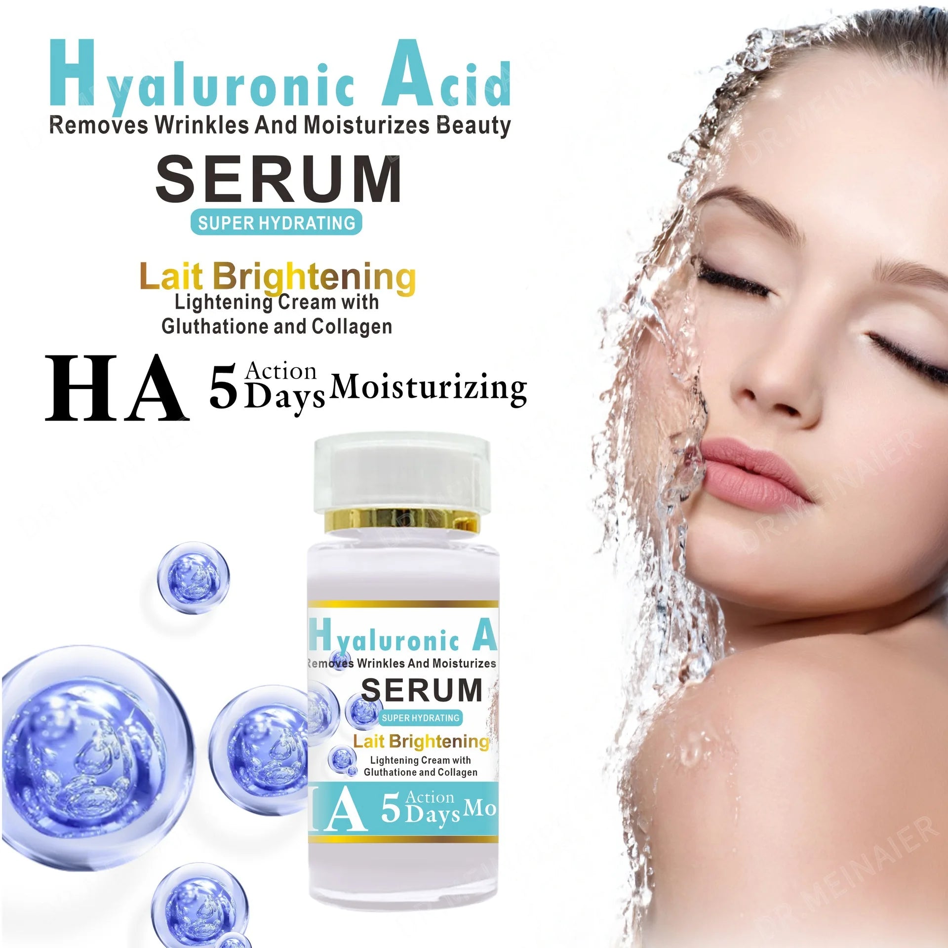 Arbutin Hyaluronic Acid Collagen Face Serum 120ml – Firm & Bright