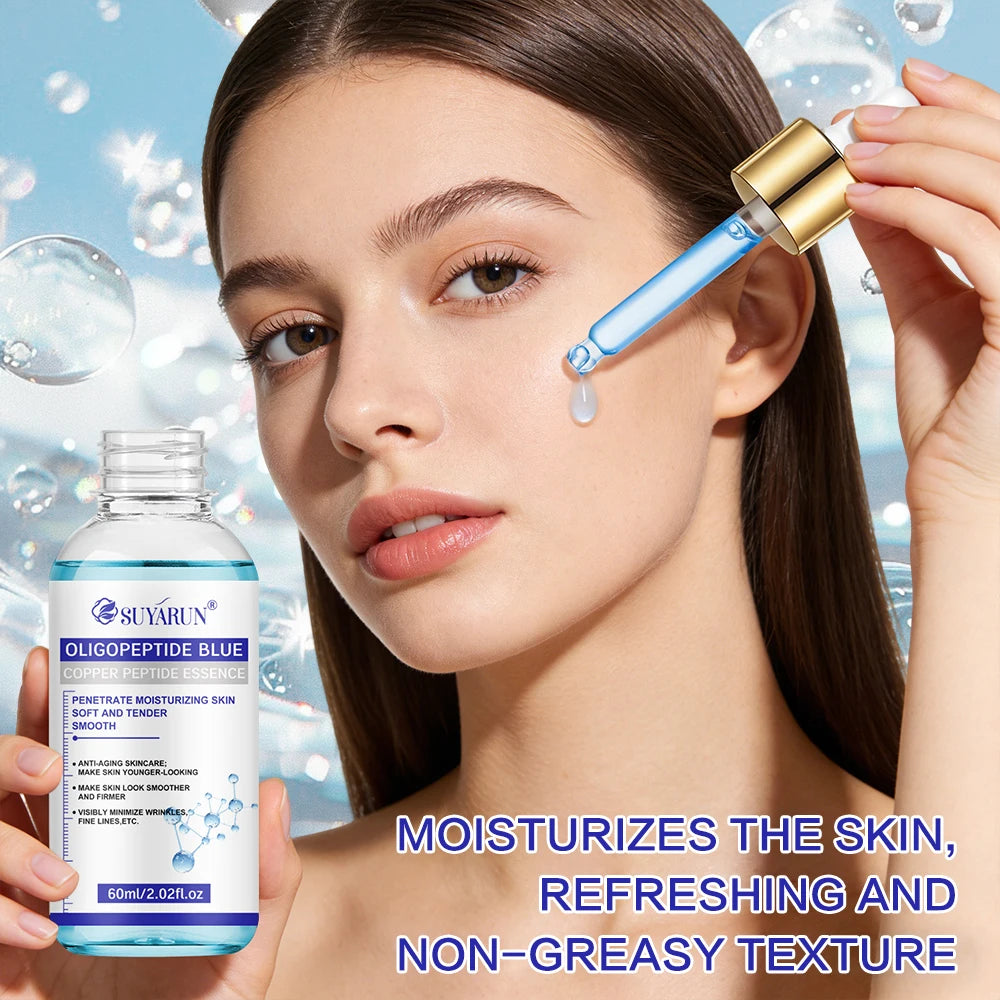 SUYARUN Copper Peptide Face Serum – 48H Hydration & Firming