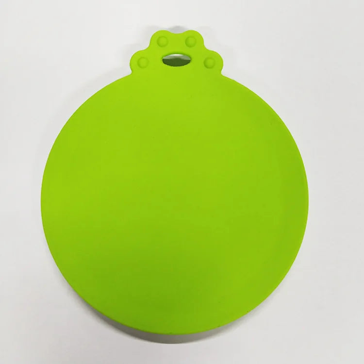 The Reusable Silicone Pet Jar Lids Are Flexible and Hold Their Shape to Fit Most Sized Dog and Cat Jars, Keeping Food Fresh. Oasis Select green-3pcs