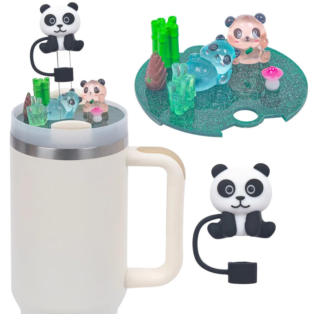 Accessories Charms Set Compatible with Stanley Trumbler 30oz/40oz, Stanley Cup Lid Accessories Charms & Silicone Straw Cover Cap Oasis Select A