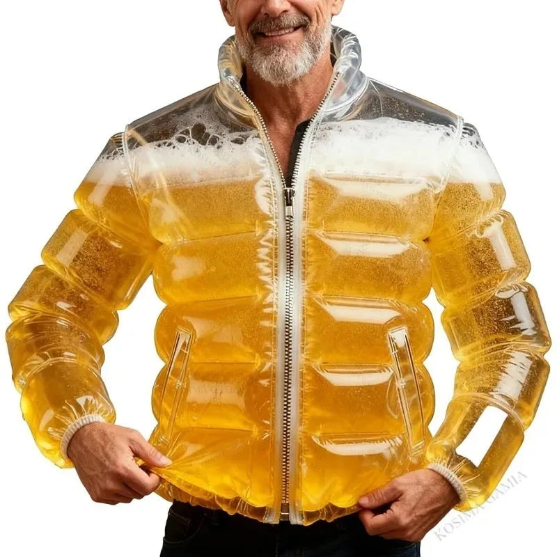 Leakproof Beer Jacket for Pool Parties and Summer Festivals Transparent Cooler Vest Filled with Drink Fun Beach Party Gift Oasis Select