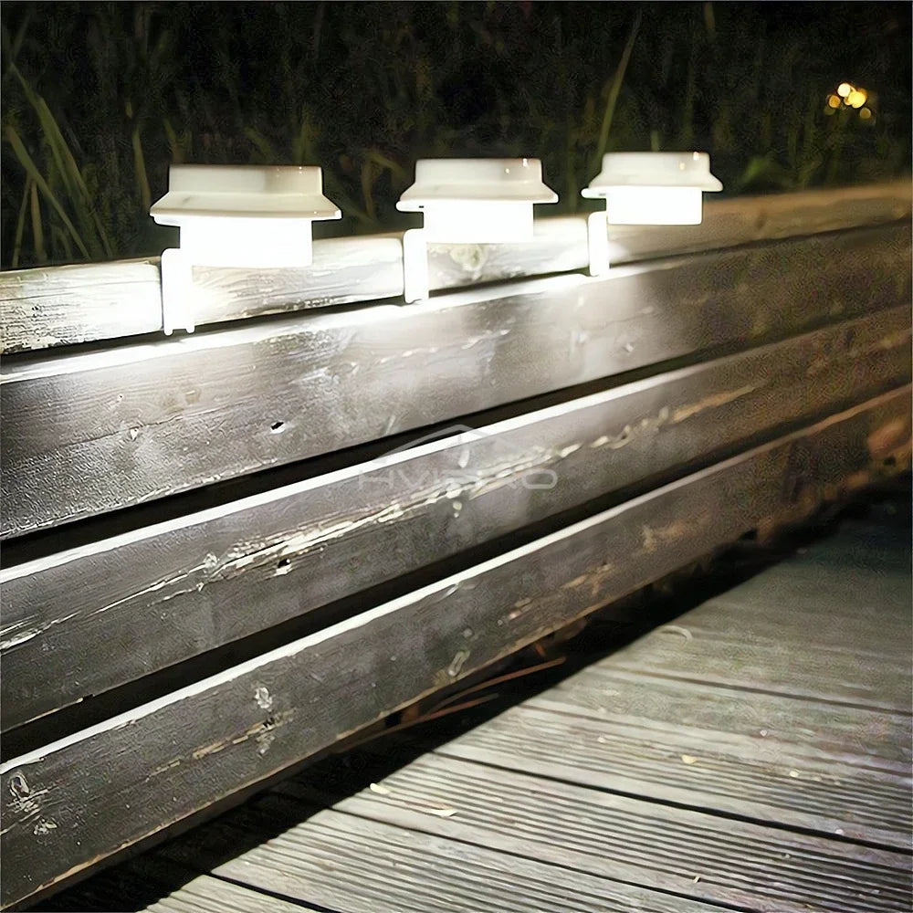HVIERO Solar LED Garden Wall Light | IP65 Waterproof Outdoor Lamp