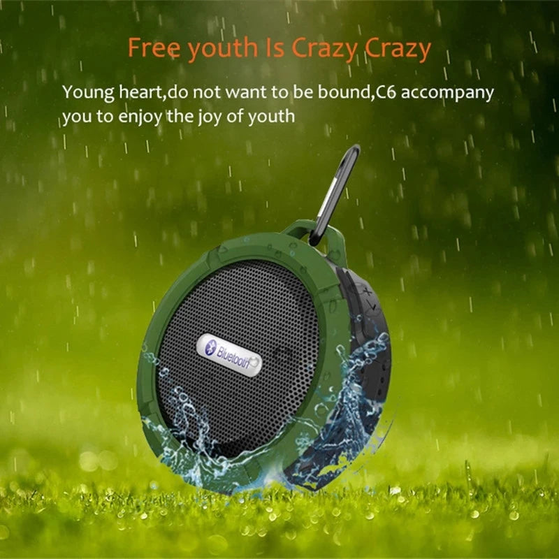 AyeBeau C6 Waterproof Portable Bluetooth Speaker Subwoofer