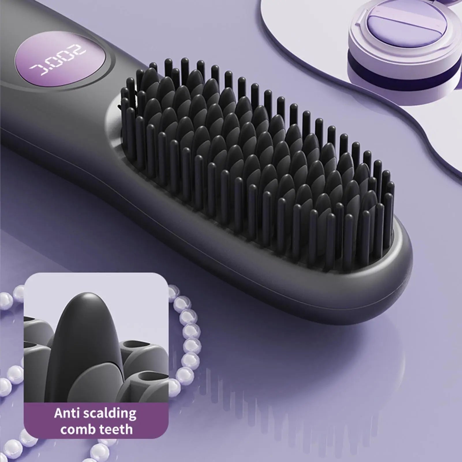 Cordless USB Rechargeable Ceramic Hair Straightener Comb Cordless Hair Straightener Oasis Select