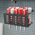 Caulking Tube Storage Rack Wall Mounted Grease Organizer 11-Hole Compact Caulking Tube Holder for Industry Indoors Workshop Home Oasis Select Default Title