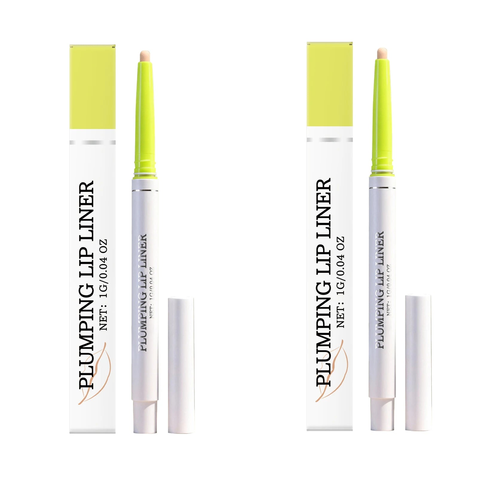 Lipstick Pen Waterproof Nude Lip Gloss Matte Contour Tint Lasting Non-stick Cup Plumping Natural Beauty Makeup Pen Lip Liner Oasis Select 2pcs