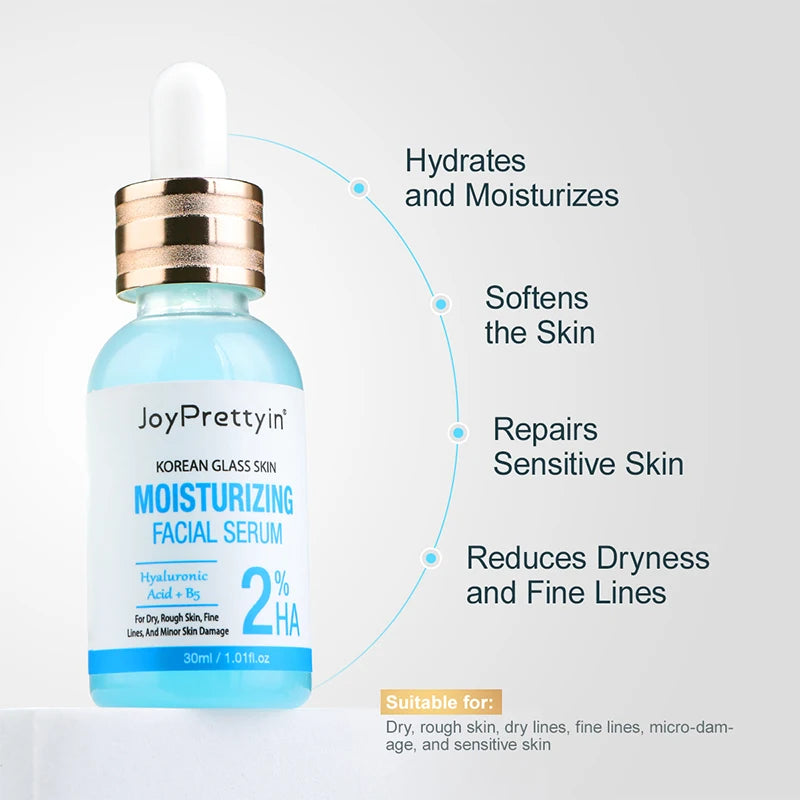 JoyPrettyin Hyaluronic Acid Face Serum – Hydration & Ceramide Hydrating Face Serum Oasis Select