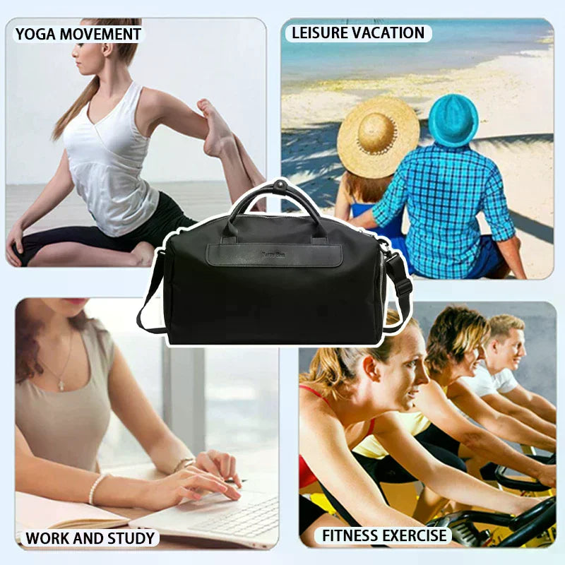 Women's Waterproof Gym Yoga Bag – Large Capacity Duffel Gym Duffel Bag Oasis Select