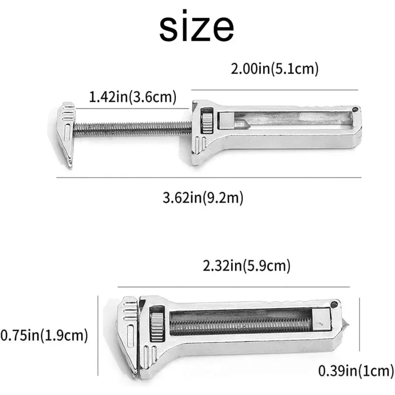 Bottle Opener Compact Titanium Alloy Mini Wrench Pocket Portable Multitool Tools For Outdoor Hiking Camping Outdoor Small Tools Oasis Select