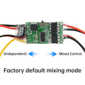 Dual Channel Bidirectional ESC Brushed Electric Speed Controller RC Model Ship Tank Tracked Vehicle 2S 3S Lithium Battery 5A Oasis Select Default Title
