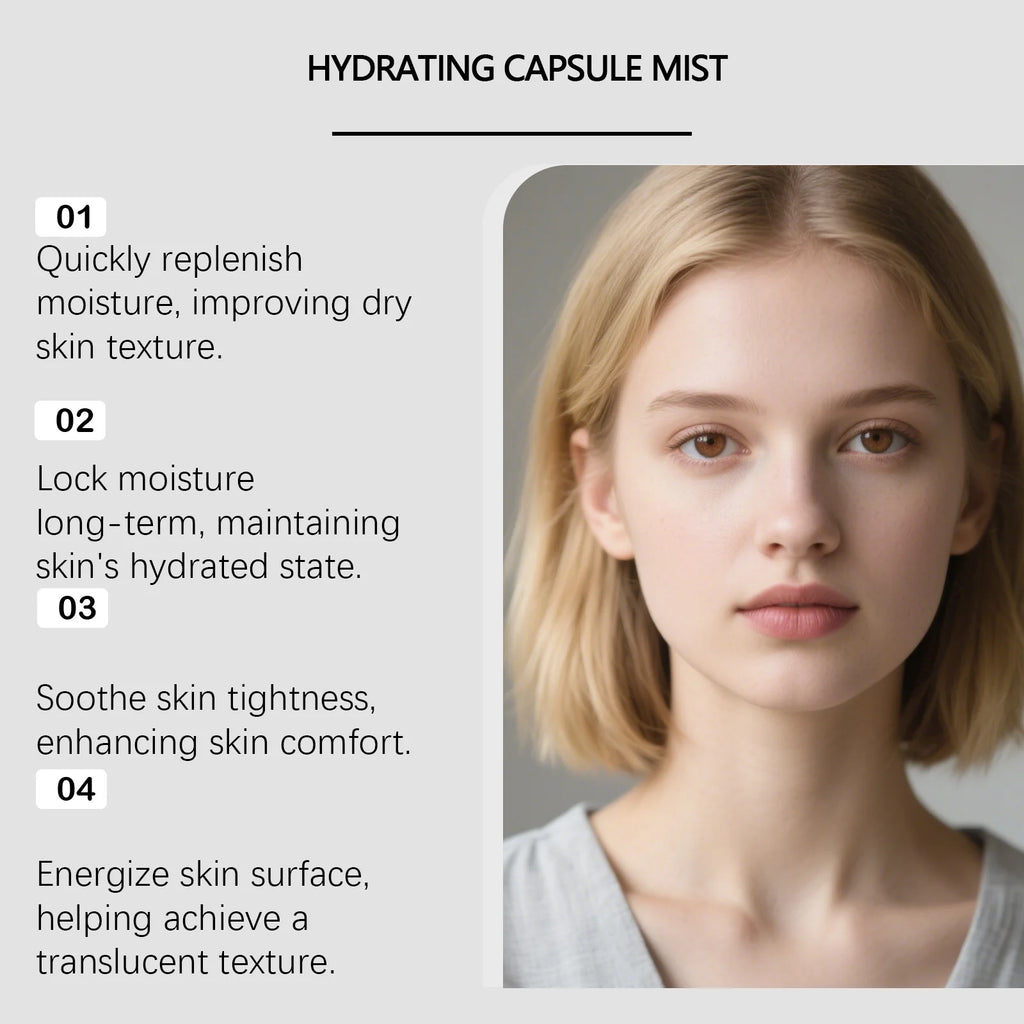 Hydrating Facial Spray Brightening Soothing Repair Dry Skin Smoothing Stabilizing Firming Fade Fine Lines Glowing Facial Spray Oasis Select