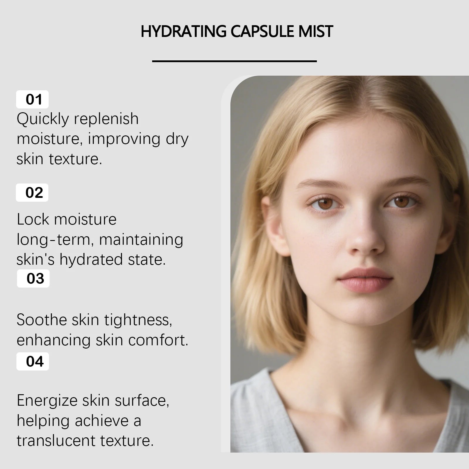 Hydrating Facial Spray Brightening Soothing Repair Dry Skin Smoothing Stabilizing Firming Fade Fine Lines Glowing Facial Spray Oasis Select