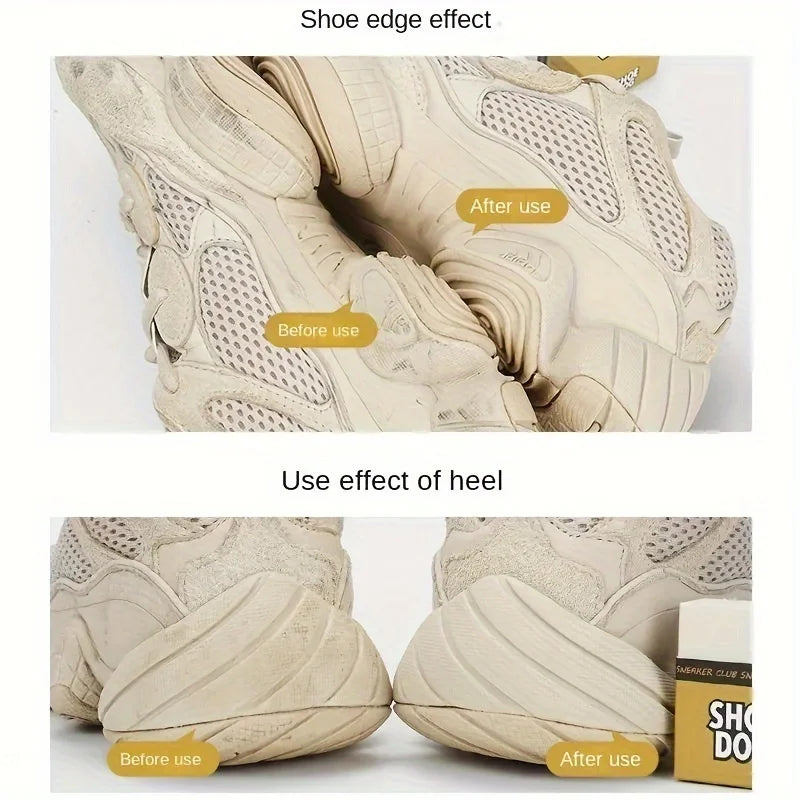 rubber eraser for shoe cleaning, rubber polishing tool for cleaning suede sneakers, small white shoes, stain removal, dry Oasis Select