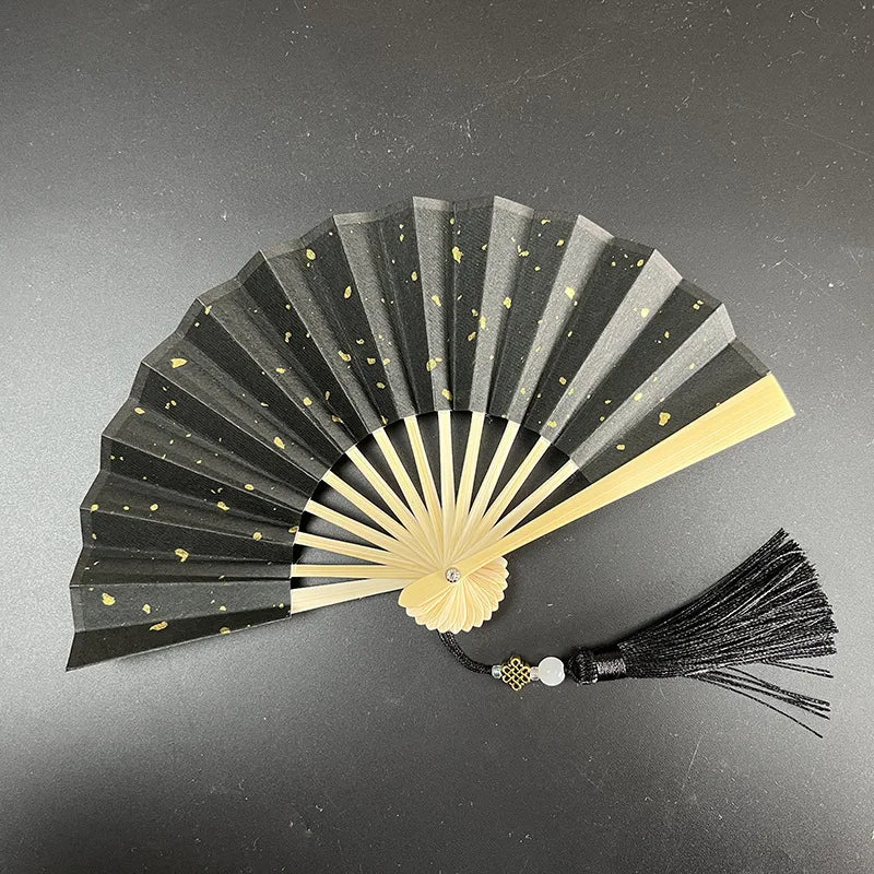 4-6 Inch Mini Folding Fan Portable DIY Painting Children'S Fan Ancient Style Held Dance Fans Party Wedding Summer Fan Accessorie Oasis Select W