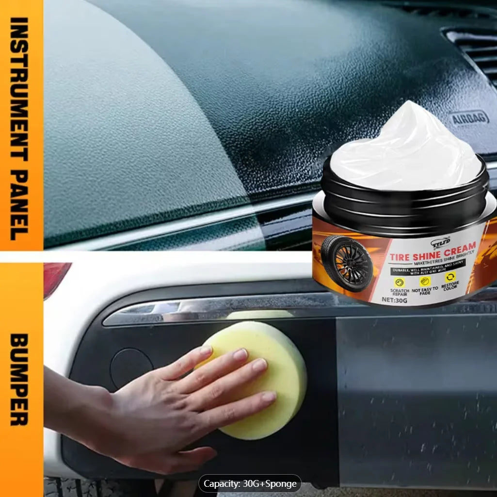 Car Plastic Restorer & Tire Shine 30G | UV Protection Anti-Fade Car Plastic Restorer Oasis Select Default Title