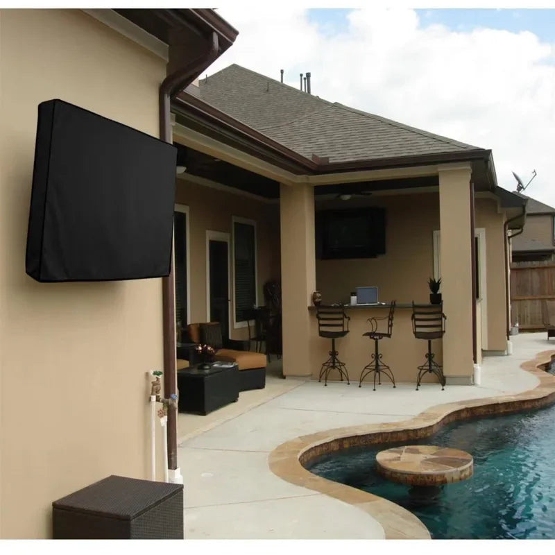 Waterproof Outdoor TV Cover Protect TV Screen Dustproof Waterproof Cover All-Purpose Dust Cover Television Case For 22"-70" TV Oasis Select