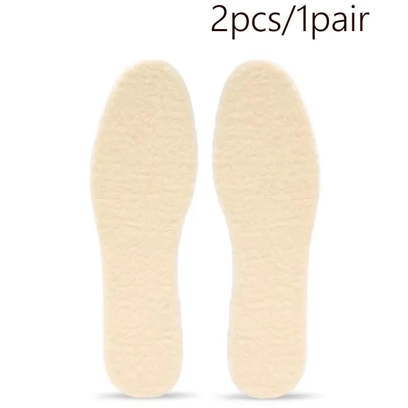 1-6pair Lamb Fleece Insoles Men Women Winter Keep Warm Insole Soft Wool Thicken Shoepad Cashmere Shoes Insert Thermal Shoe Pads Oasis Select 1pair 41-42