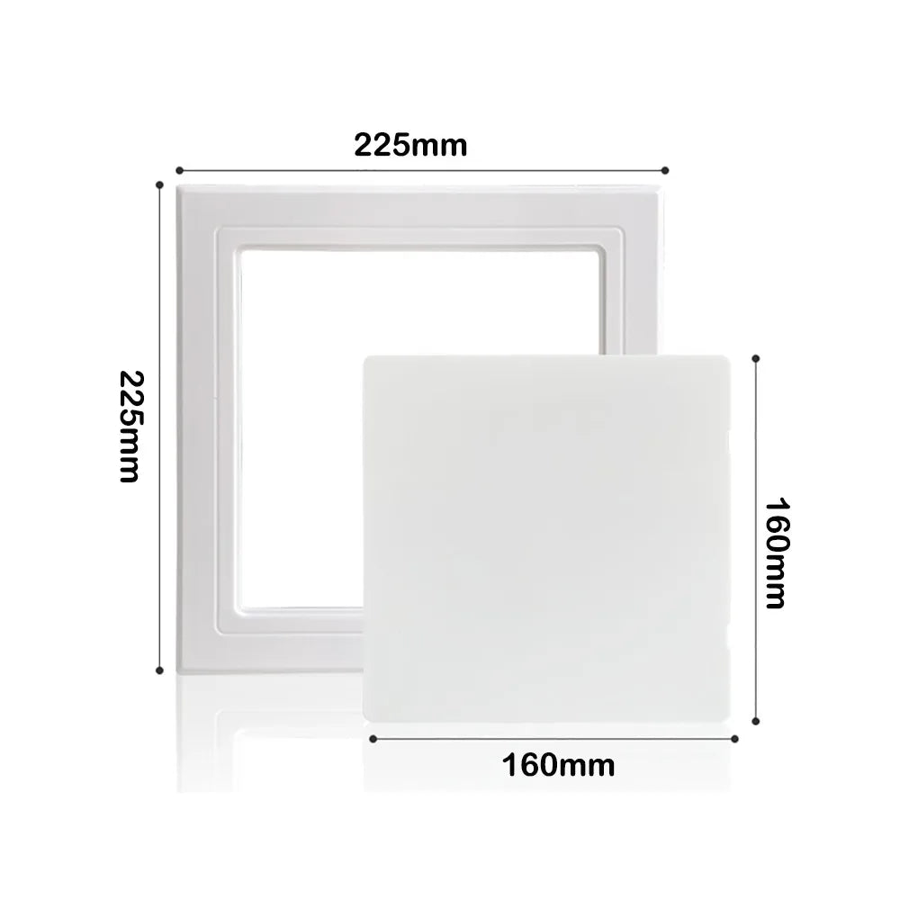 Door Latch Self-adhesive Access Panel Door Plastic White Inspection Hole Removable Wall Access Doors Doors Wall Ceiling Oasis Select 160mmX160mm