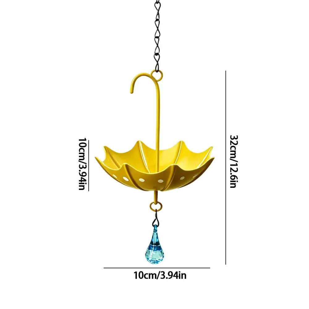 Bird Bath Umbrella Shaped Hanging Bird Feeder Birdbath For Garden Yard Farm Supplies Hummingbird Feeder Supplies Birdbath