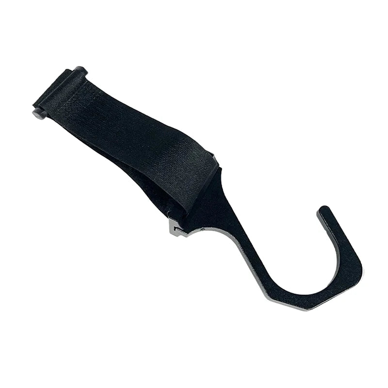 Aluminum Steering Wheel Hook With Adjustable Nylon Strap, Car Mounted Modification Oasis Select Black