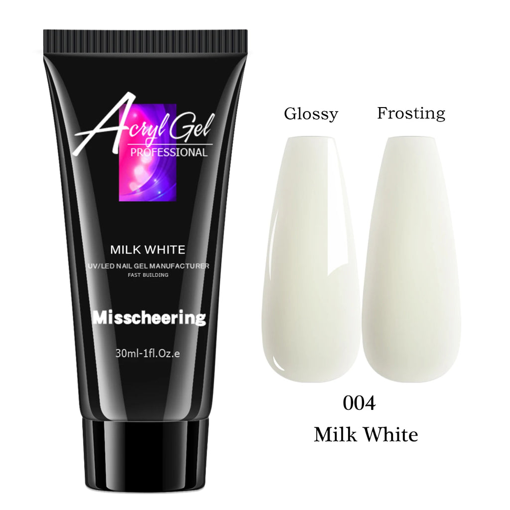 30ml Poly Nail Extension Gel UV/LED Builder – Solid Color Nail Builder Gel Oasis Select 04