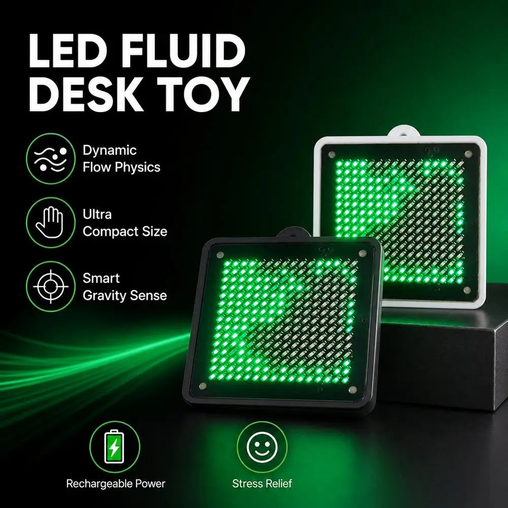 LED Fluid Simulation Desk Toy | Gravity Sensor Light Ornament