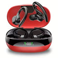Original Wireless Earphones Ture Wireless Earbuds Ear Hook Sports HiFI Stereo Waterproof Headset With Mic TWS Headphone Oasis Select Red