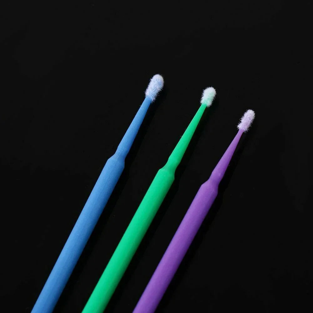 100Pcs Up Paint Micro Brush Tips 1.5mm Mini Car Touch Up Paint Micro Brush Purple Auto Applicator Sticks Detailing Car Products Oasis Select