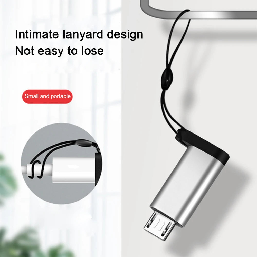 Type-C to Micro USB OTG Adapter | Data & Charging Converter
