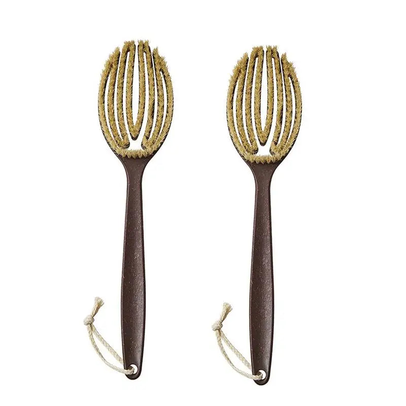 Bristle Body Brush Back Scrubber Brush For Shower Soft Bristle Long Handle Brush Oasis Select B