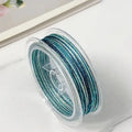 0.4MM Segment Dyed Starry Sky Thread 6-Strand Gradient Woven Rope DIY Bracelet Necklace Woven Iridescent Color Thread Oasis Select C53 0.4mm 50m
