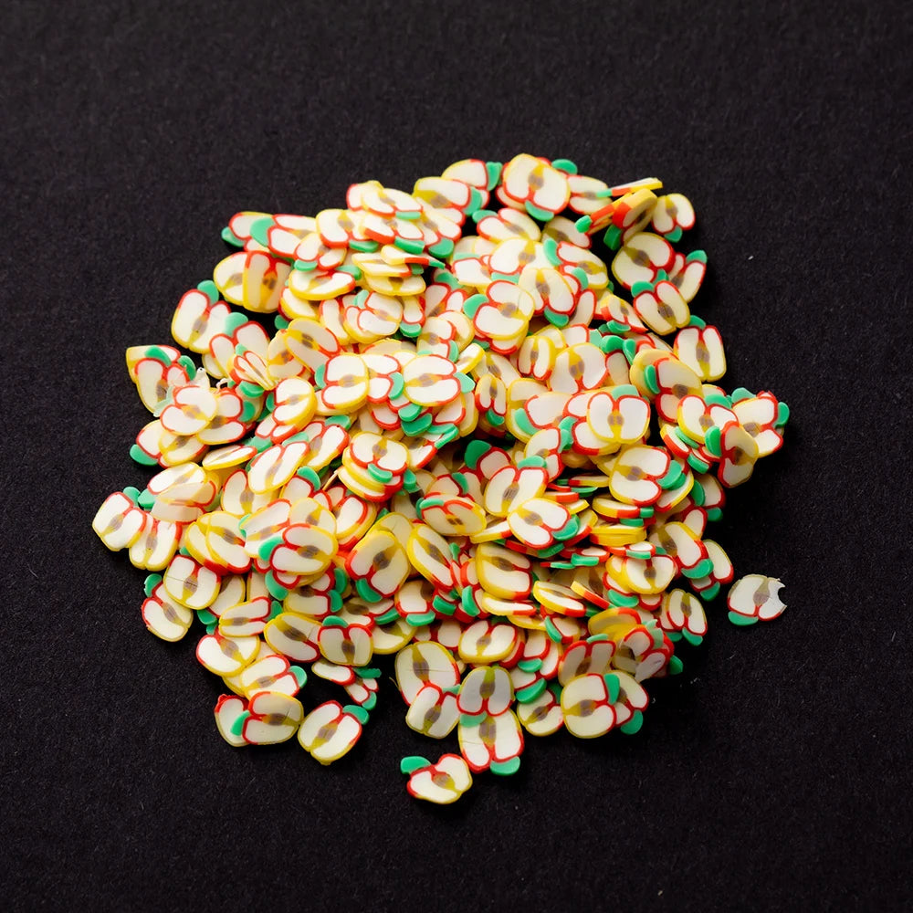 Polymer Clay Fruit Slices Charms DIY Kawaii Epoxy Resin Silicone