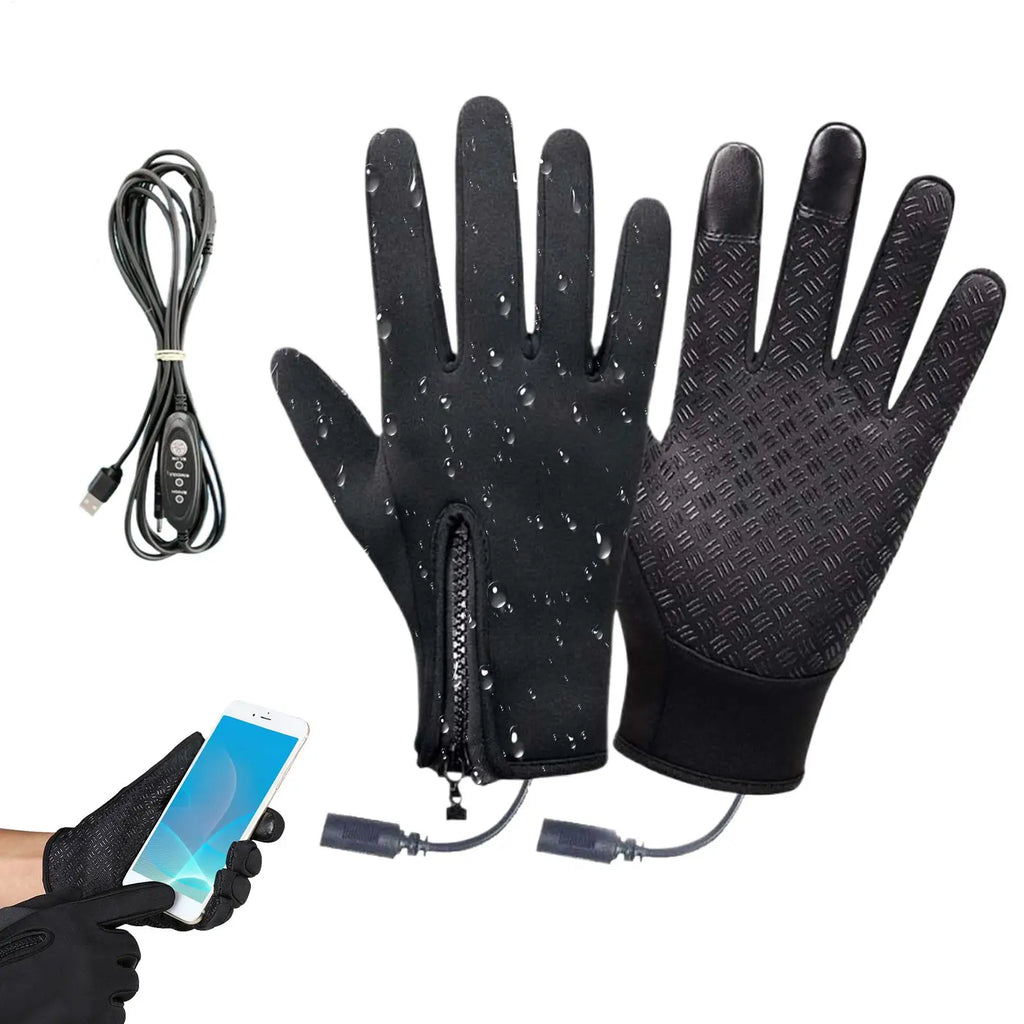 Heated Gloves for Women Heated Riding Gloves Hand Warmer 3 Modes Touchscreen Mittens for Women Sports Camping Driving Running Oasis Select