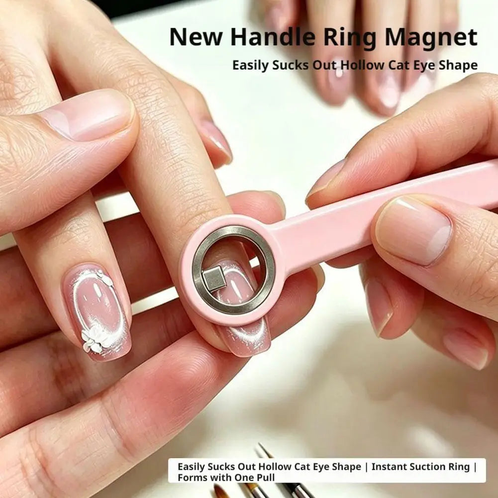 Ring Cat Eye Nail Magnet – Circle Effect Gel Polish Tool Nail Art Magnet Oasis Select