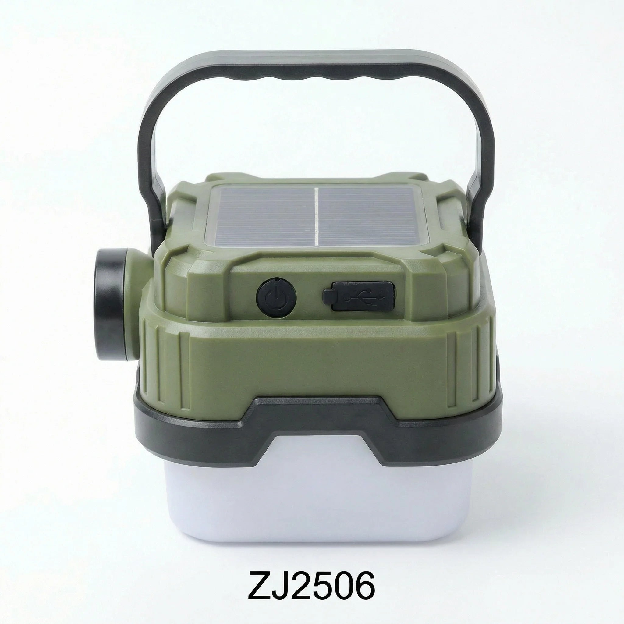 Portable Solar Camping Light Square Outdoor Emergency Lamp Multi-Function Rechargeable Lighting Oasis Select ZJ2506 green