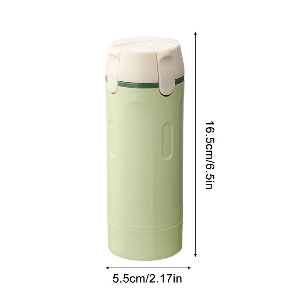4 In 1 Dispenser Portable Travel Bottles With Labels Leakproof Toiletry Container For Perfume Shampoo Conditioner Lotion Oasis Select Green