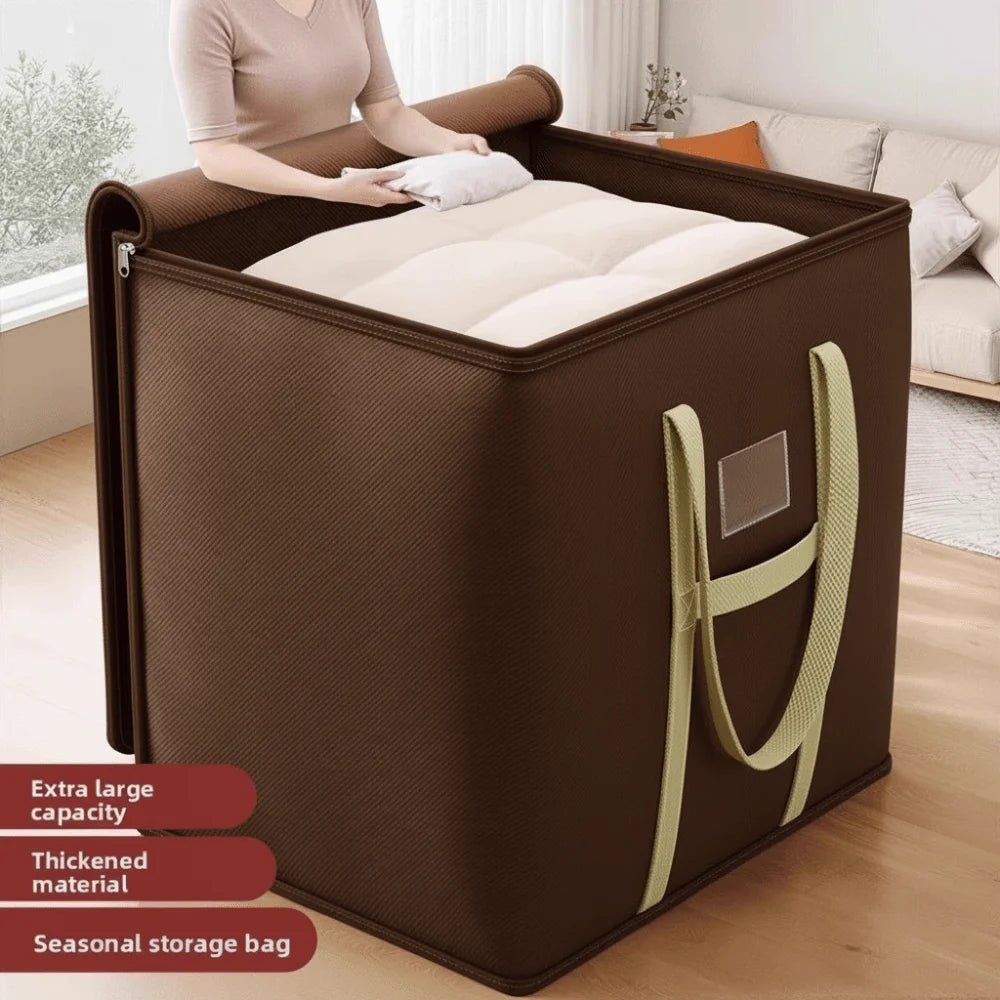 Durable Large Capacity Moving Packing Bag Multipurpose with Zipper Quilt Storage Bag Waterproof Woven Bag Packing Supplies Oasis Select