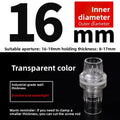 Pipe Fitting Elbow Tee End Cap Transparent Plexiglass Fish Tank Joints Water Accessories Acrylic Connector Oasis Select 16mm A