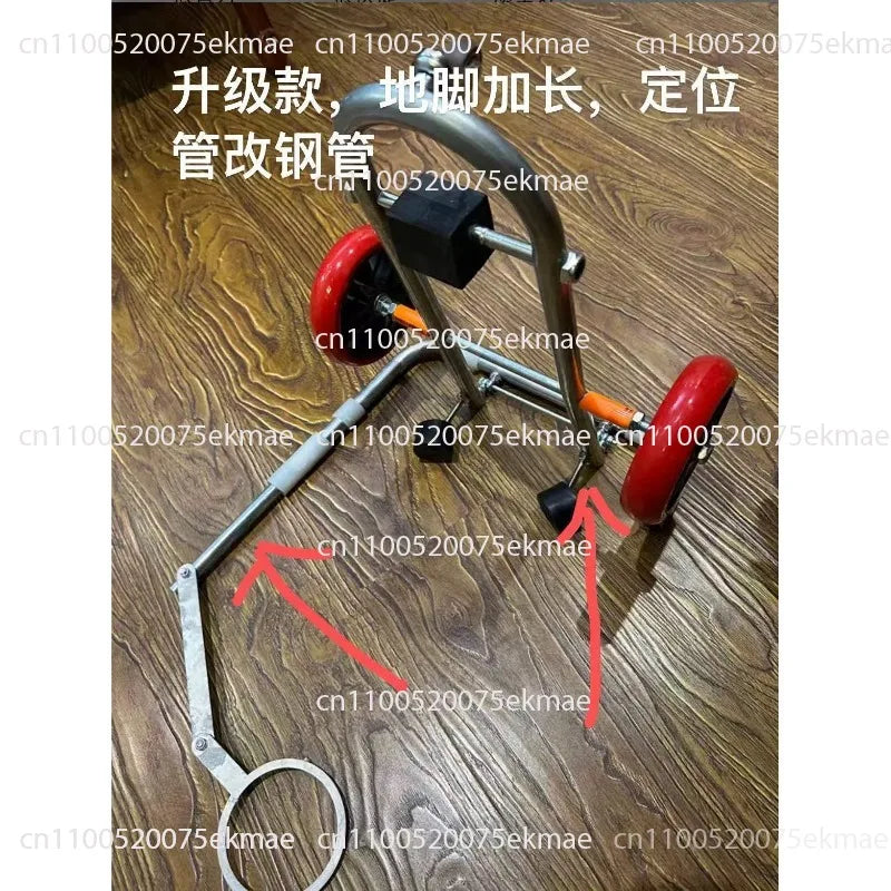 Toilet Auxiliary Installation Artifact, Positioning and Moving, Folding Portable Labor-saving Trolley, Easy Installation Oasis Select