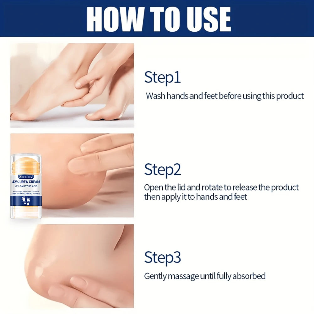 SUYARUN 42% Urea Foot Cream Stick – Moisturizing & Exfoliating