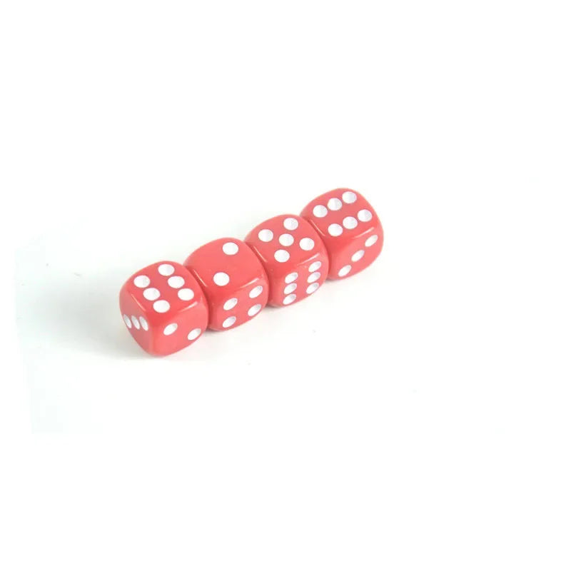 Dice Style Valve Caps Wheel Tire Cover Tyre Valve Plugs Alloy Wheels ABS Tire Wheel Cover For Car Motorcycle Bike Oasis Select Red