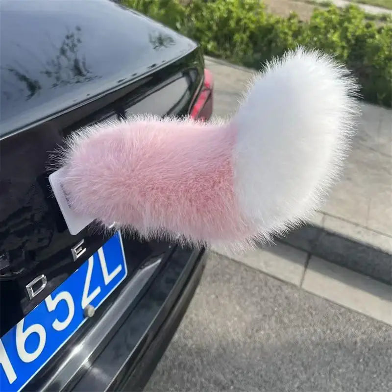 Fluffy Remote Control Electric Bicycle Tail Realistic Versatile Car Wagging Moving Tail Self-adhesive Rechargeable Oasis Select