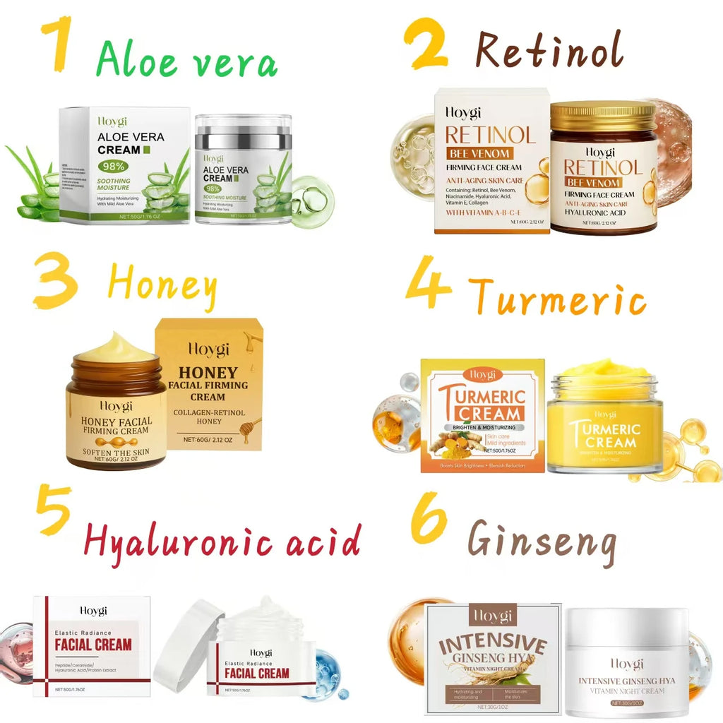 Hoygi Aloe Vera Face Cream – Anti-Wrinkle Moisturizer 50g Facial Moisturizer Cream Oasis Select