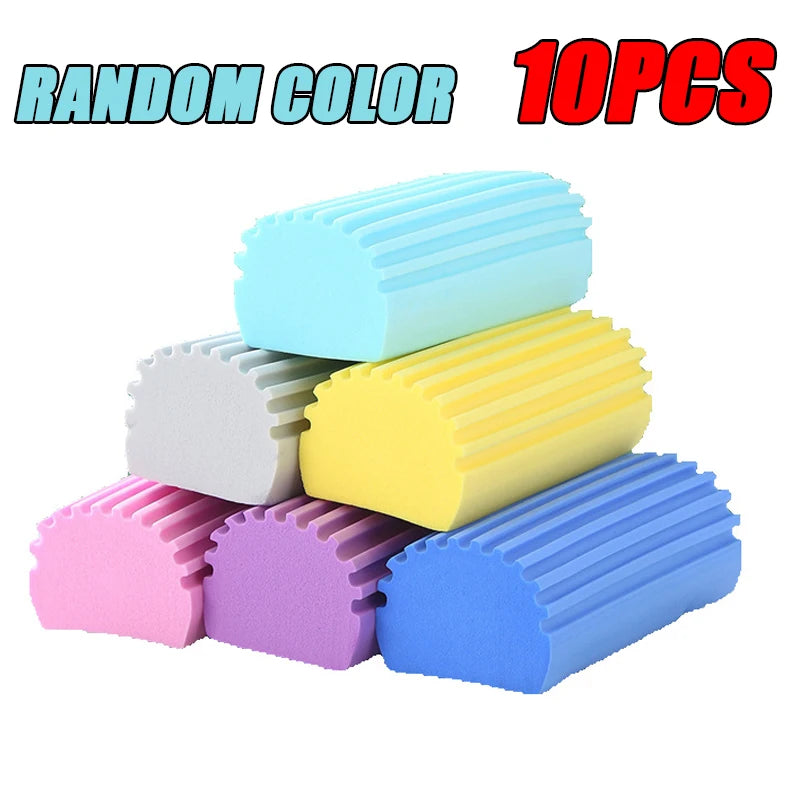 2-10PCS Strong Absorbent PVA Cleaning Sponge Multi-functional Sponge Brush Household Kitchen Cleaning Supplies Car Cleaning Tool Oasis Select Random Colors 10PCS