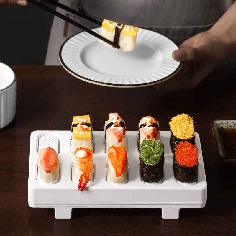 1pc Japanese Style 10 Grids Sushi Mold Rice Ball Maker DIY Tool Oasis Select Default Title