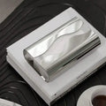 Nordic Stainless Tissue Case Mirror Napkin Holder Silvery Napkin Box Desktop Tissue Box Table Decoration Kitchen Accessories Oasis Select Silvery